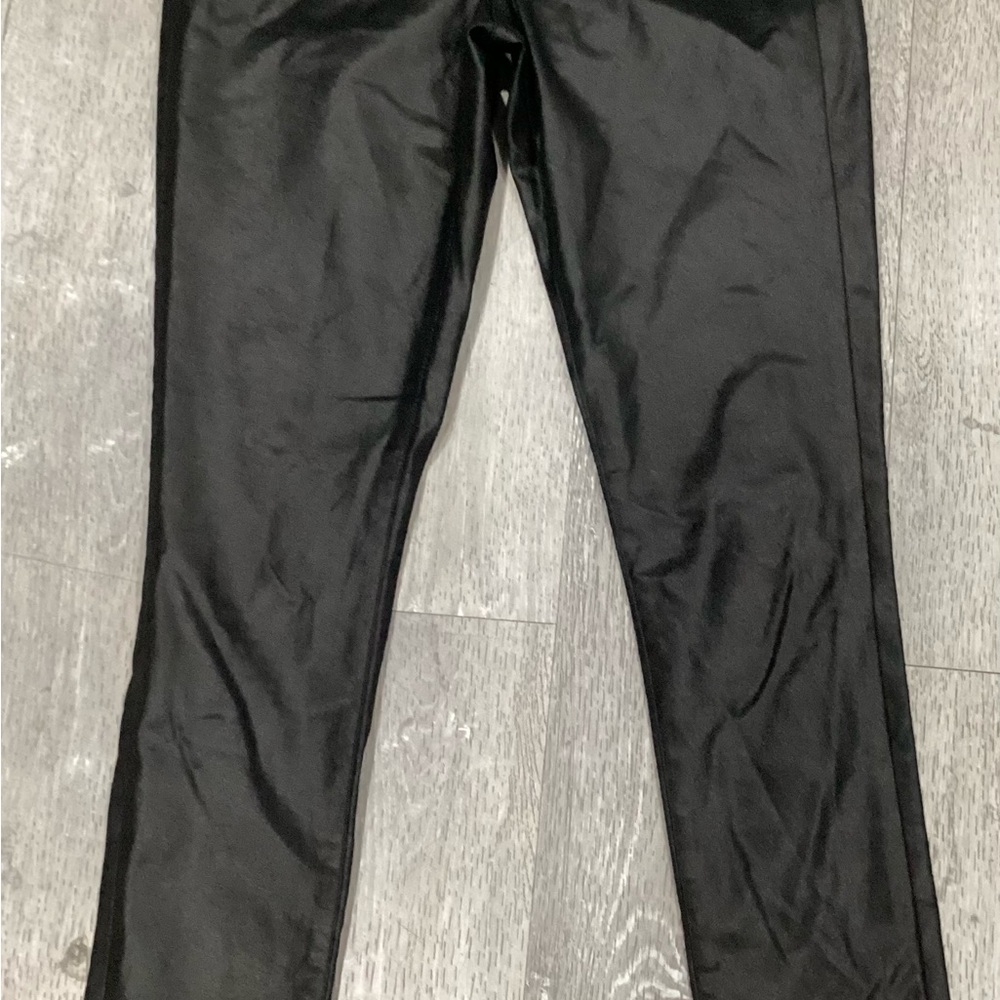 Express Black Dress Pants Slim Straight-Leg